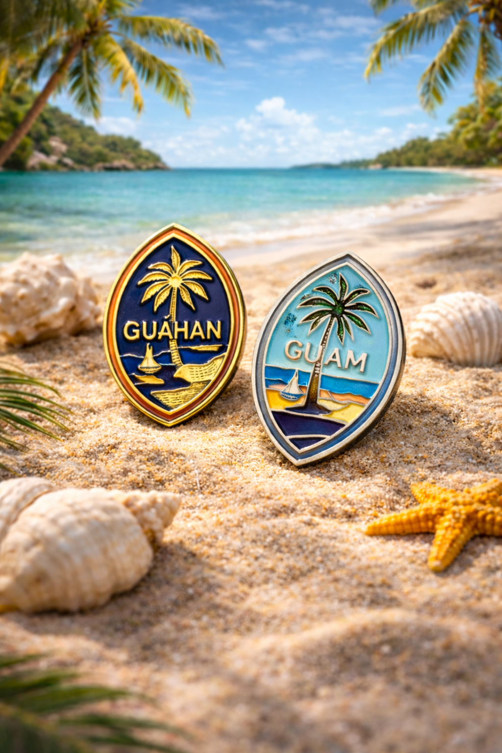 Guam Seal/Guahan Pins