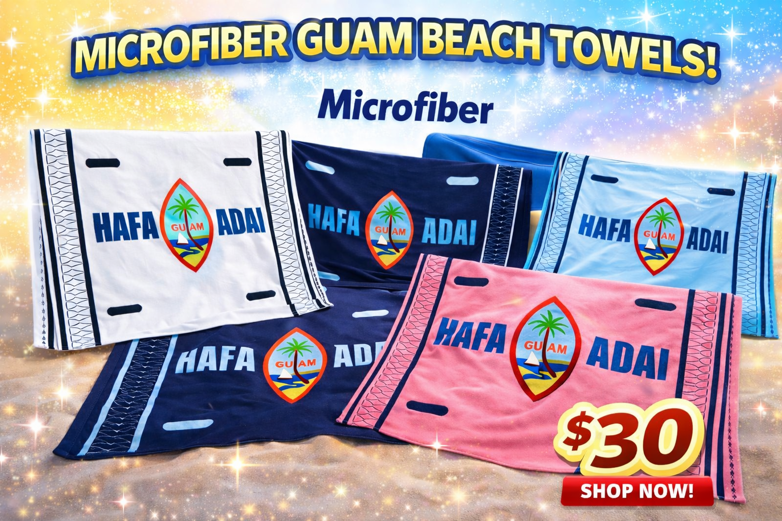 Hafa Adai Microfiber Towels